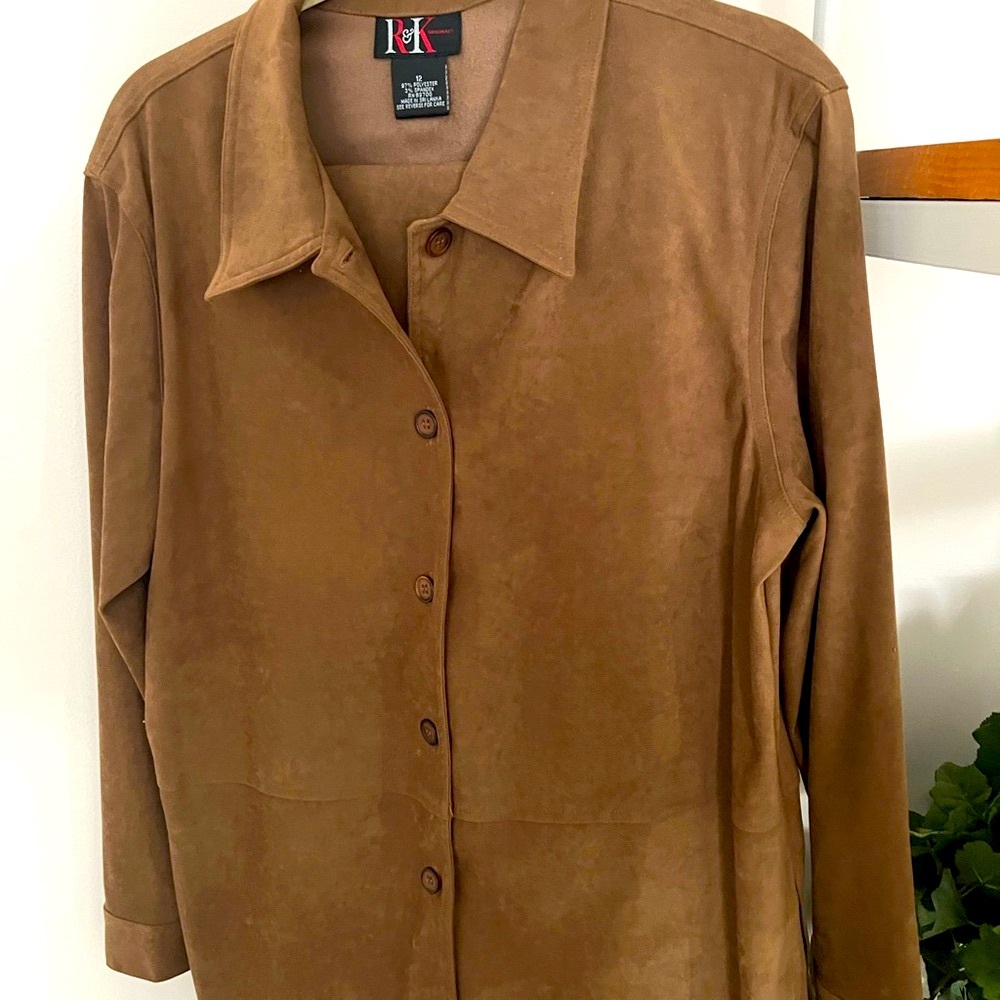 Brown suit pants &Shirt Jacket